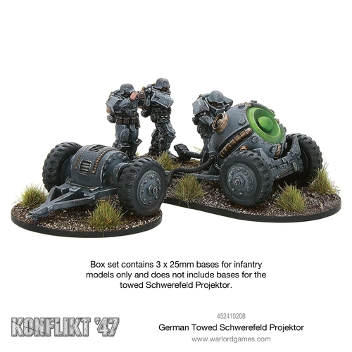Konflikt '47 - Axis Towed Schwerefeld Projektor (Heavy Infantry Crew)