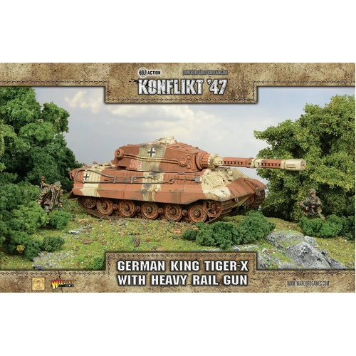 Konflikt '47 - Axis King Tiger-X with Heavy Rail Gun