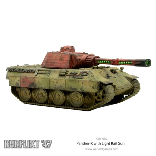 Konflikt '47 - Axis Panther-X with Light Rail Gun