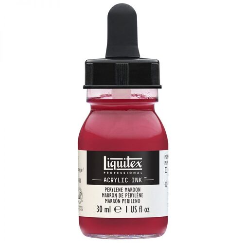 Liquitex Acrylic Ink 30ml - Perylene Maroon