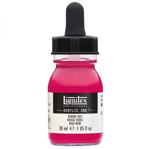 Liquitex Acrylic Ink 30ml - Rubine Red