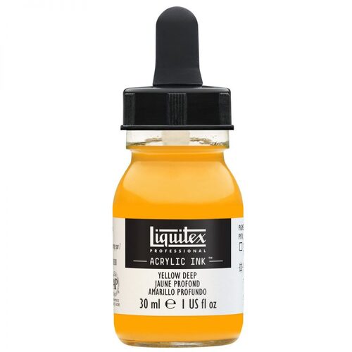 Liquitex Acrylic Ink 30ml - Yellow Deep
