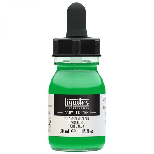 Liquitex Acrylic Ink 30ml - Fluro Green