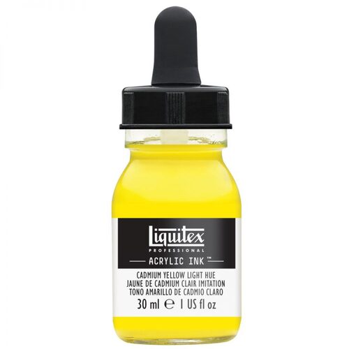 Liquitex Acrylic Ink 30ml - Cadmium Yellow Light Hue