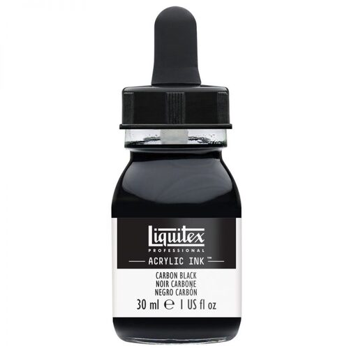 Liquitex Acrylic Ink 30ml - Carbon Black