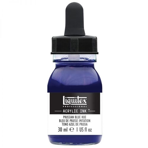 Liquitex Acrylic Ink 30ml - Prussian Blue Hue