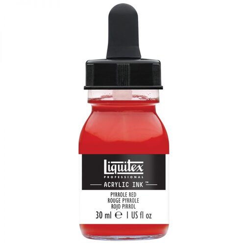 Liquitex Acrylic Ink 30ml - Pyrrole Red
