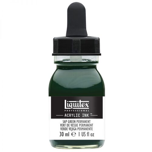 Liquitex Acrylic Ink 30ml - Sap Green Permanent