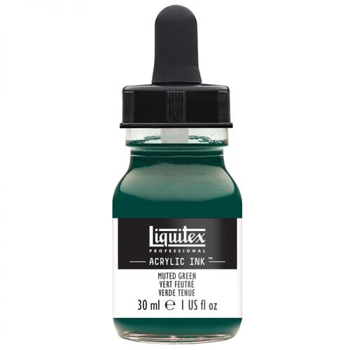 Liquitex Acrylic Ink 30ml - Muted Green