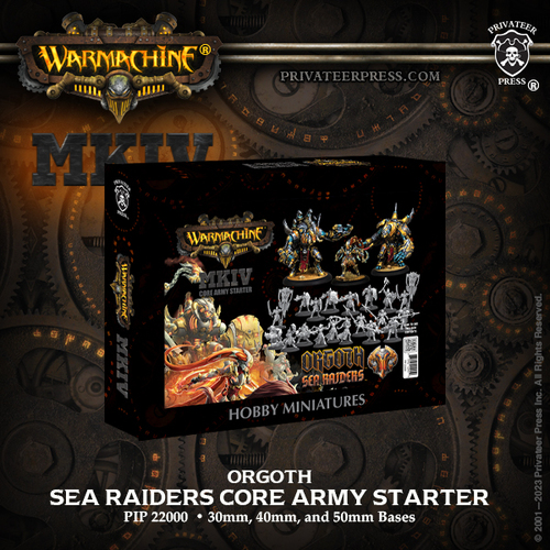 WARMACHINE – Orgoth Sea Raiders Core Army Starter
