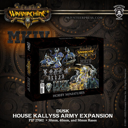 WARMACHINE – Dusk House Kallyss Winter Korps Army Expansion (Resin)