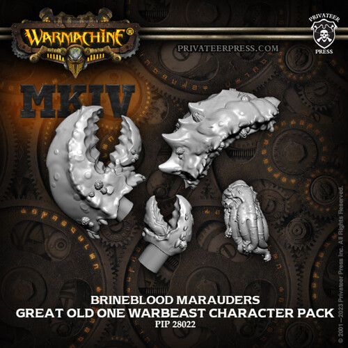 WARMACHINE — The Great Old One — Brineblood Marauders Character Warbeast Pack
