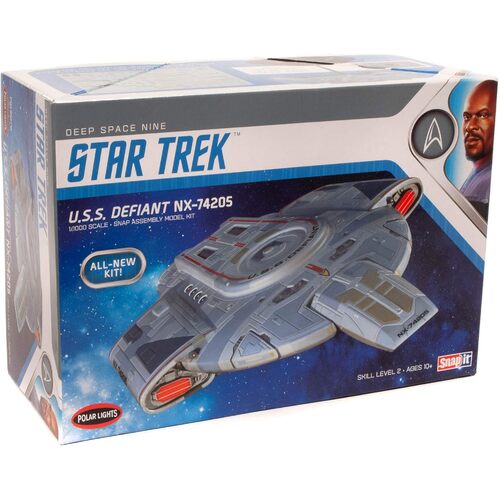 Polar Lights 1/1000 Star Trek U.S.S. Defiant Plastic Model Kit