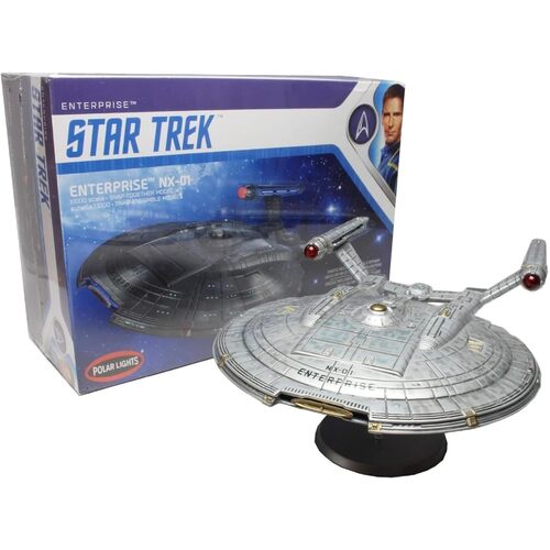 Polar Lights 1/1000 Star Trek NX-01 Enterprise (Snap) 2T Plastic Model Kit