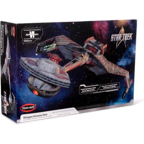 Polar Lights 1/350 Star Trek 6: The Undiscovered Country Klingon Kronos One Plastic Model Kit