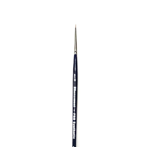 Monument Pro Synthetic Singles - 10/0 Micro Detail Brush