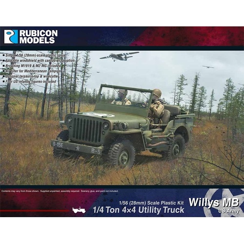 Rubicon US Willys MB 1/4 Ton 4x4 Jeep