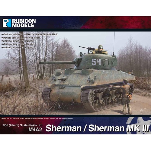 Rubicon M4A2 Sherman / Sherman MK III Medium Tank