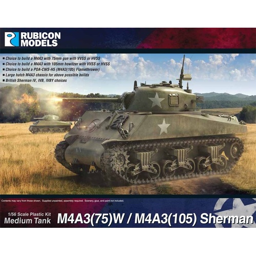 Rubicon M4A3(75)W / M4A3(105) Sherman Medium Tank