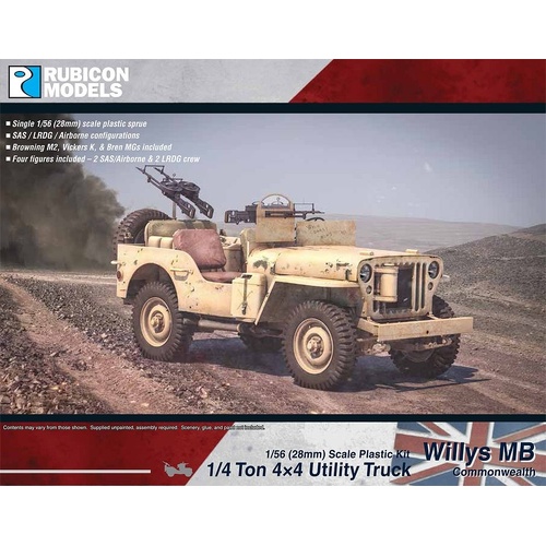 Rubicon Commonwealth Willys MB 1/4 Ton 4x4 Jeep