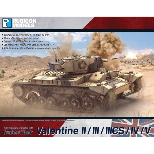 Rubicon Valentine II / III / IIICS / IV / V Cruiser Tank
