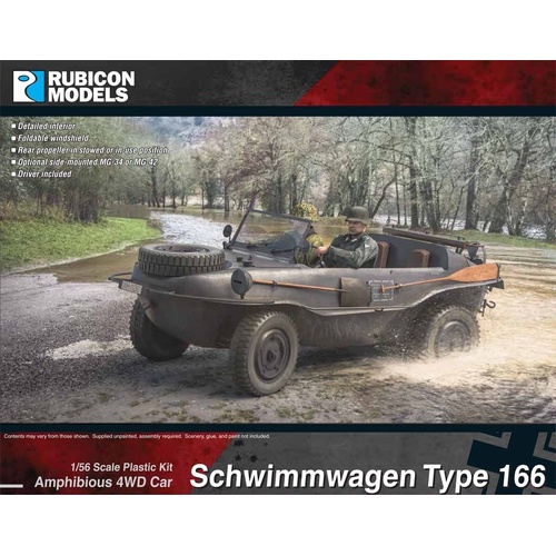 Rubicon Schwimmwagen Type 166 Amphibious 4WD Car
