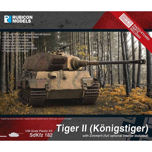 Rubicon Tiger II Konigstiger with Zimmerit Super Heavy Tank