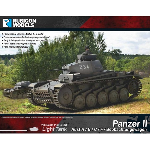 Rubicon Panzer II Ausf A / B / C / F / Beobachtungswagen Light Tank