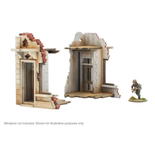 Skytrex - City in Ruins: Pair of Destroyed Building Ends