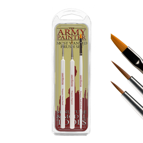 The Army Painter Wargamer Most Wanted Brush Set