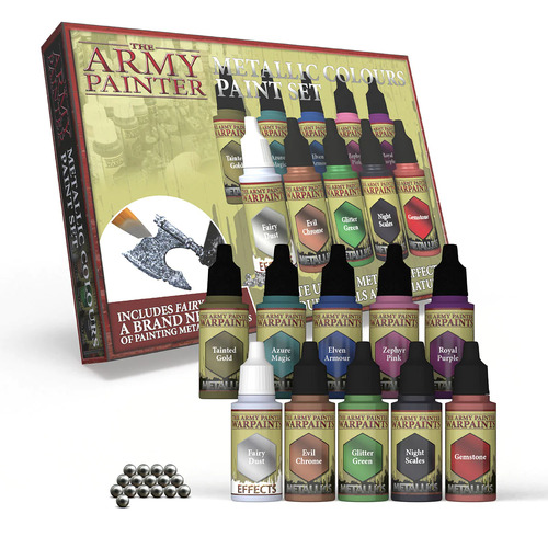 The Army Painter Paint Warpaints Metallic Colours Paint Set