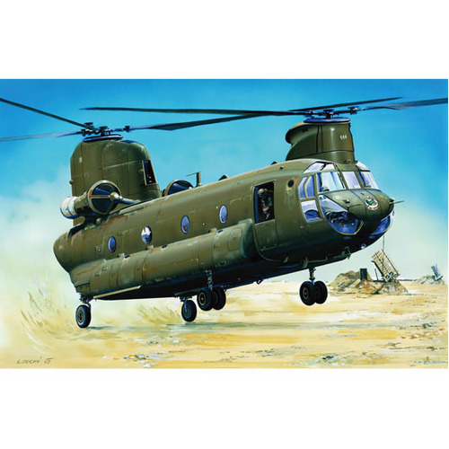 Trumpeter 1/72 CH-47D CHINOOK *AUS DECAL* Plastic Model Kit [01622] 