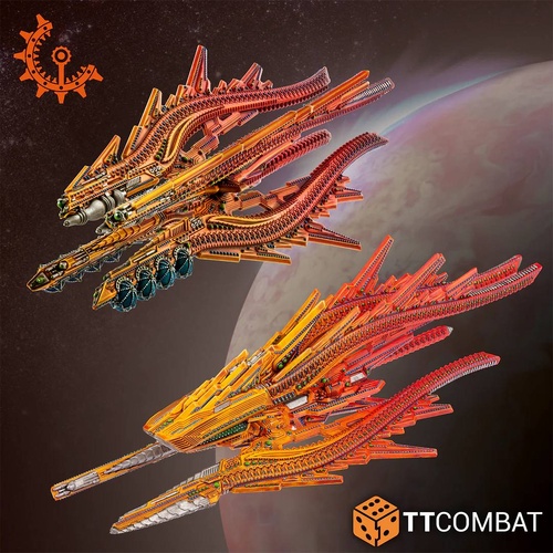 Dropfleet Commander Shaltari Battlecruisers