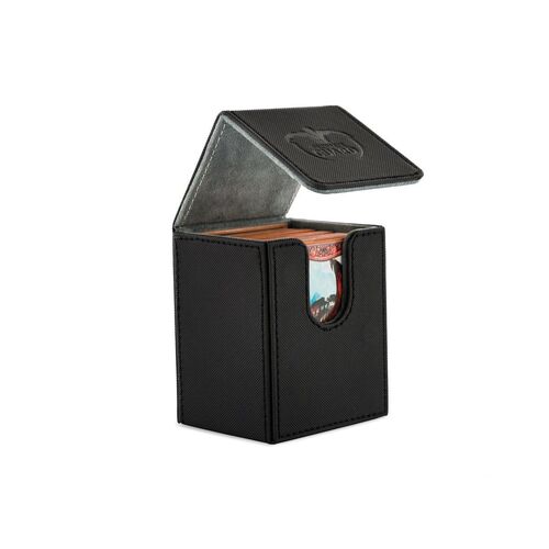 Ultimate Guard Flip Deck Case 100+ Standard Size XenoSkin Black Deck Box