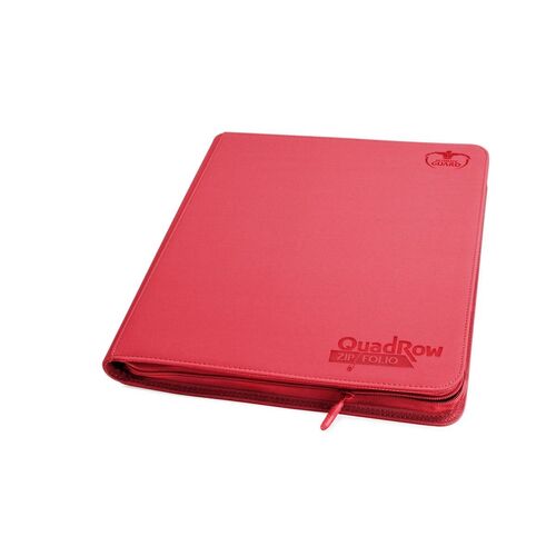 Ultimate Guard 12-Pocket QuadRow ZipFolio XenoSkin Red Folder