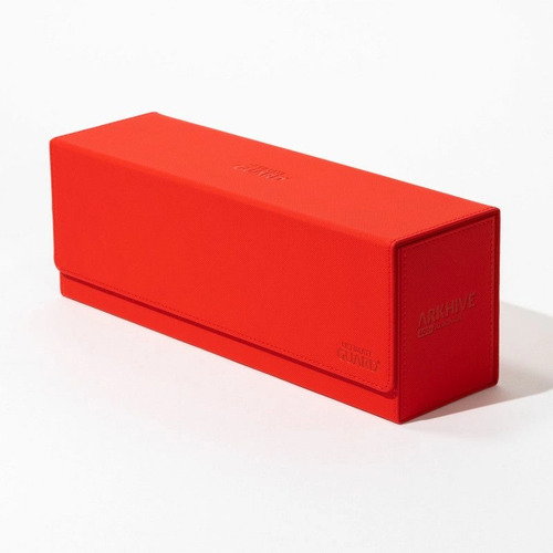 Arkhive 400+ XenoSkin Monocolor Red Deck Box