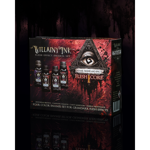 Villainy Ink Enamels Flesh Core Set I