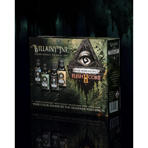Villainy Ink Enamels Flesh Core Set II