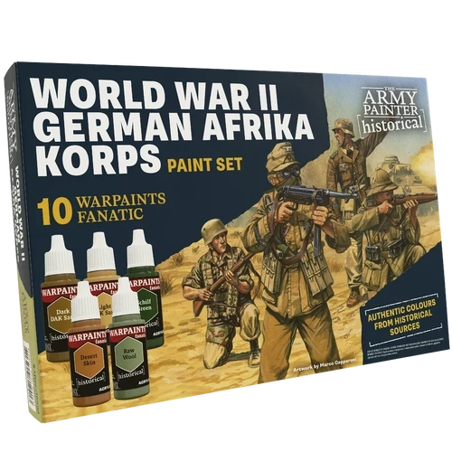 The Army Painter - Historical: World War II German Afrika Korps Paint Set