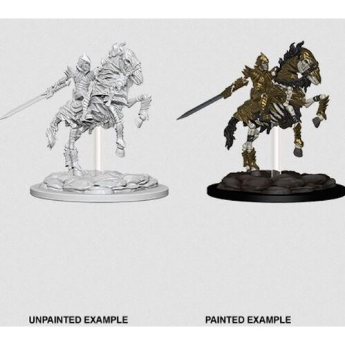 Pathfinder Deep Cuts Unpainted Miniatures Skeleton Knight on Horse