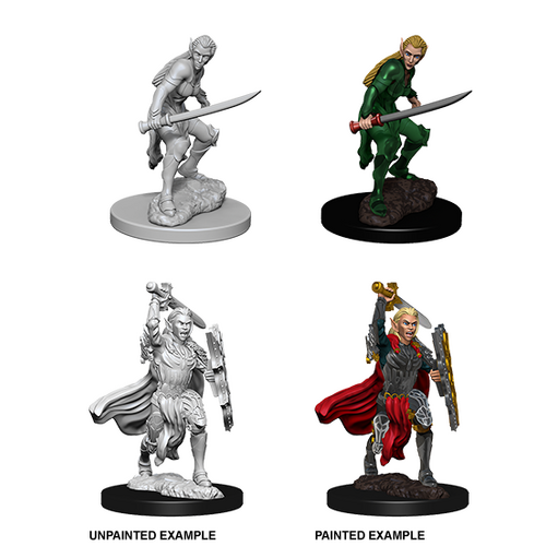 D&D Nolzurs Marvelous Unpainted Miniatures Female Elf Fighter