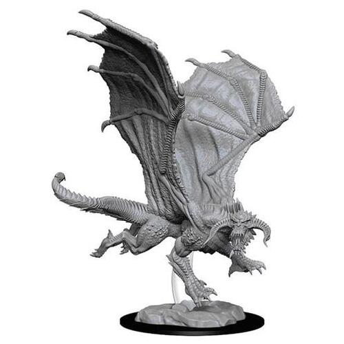 D&D Nolzurs Marvelous Unpainted Miniatures Young Black Dragon