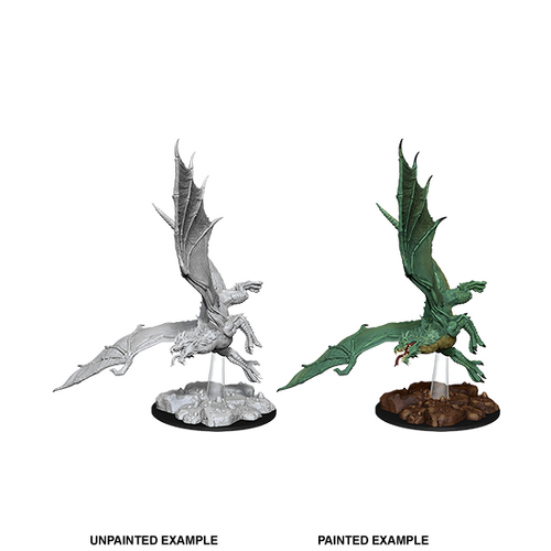 D&D Nolzurs Marvelous Unpainted Miniatures Young Green Dragon