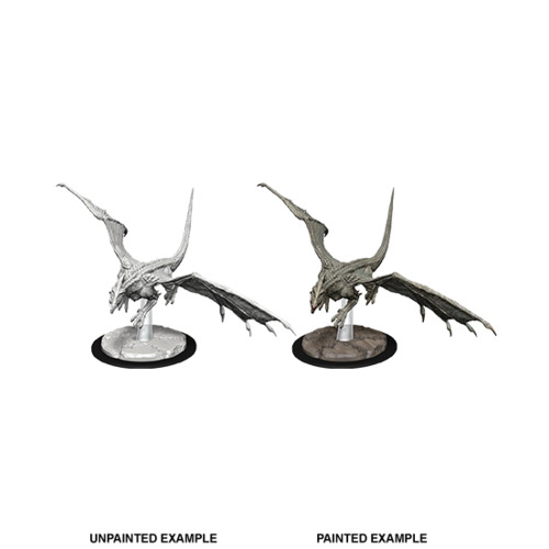 D&D Nolzurs Marvelous Unpainted Miniatures Young White Dragon