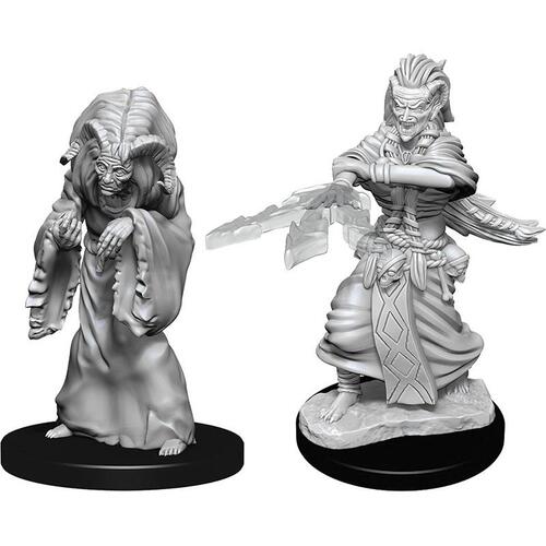 D&D Nolzurs Marvelous Unpainted Miniatures Night Hag & Dusk Hag