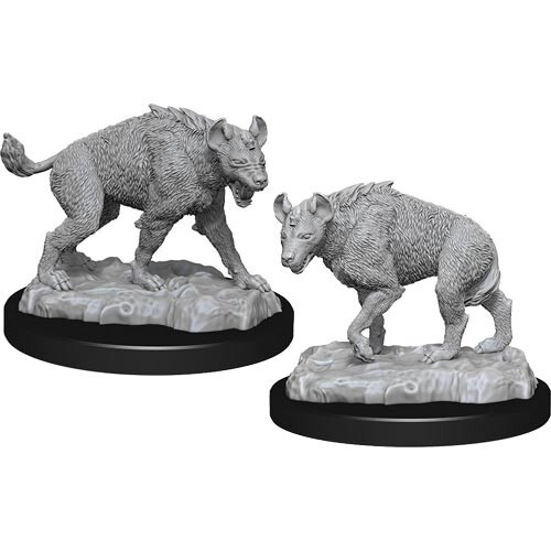 Wizkids Deepcuts Unpainted Miniatures Hyenas