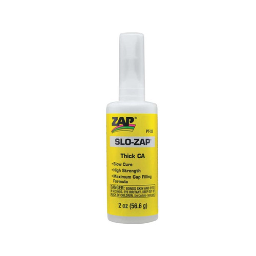 Zap Adhesive Slo-Zap Ca - 2Oz (Yellow)